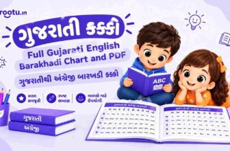 Full Gujarati English Barakhadi Chart and PDF | ગુજરાતીથી અંગ્રેજી બારખડી કક્કો