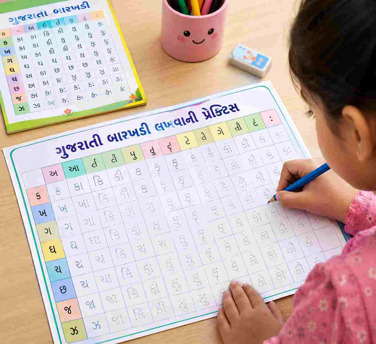 બાળકો માટે ગુજરાતી બારખડી લખવાની પ્રેક્ટિસ બાળકો માટે ગુજરાતી બારખડી લખવાની પ્રેક્ટિસ